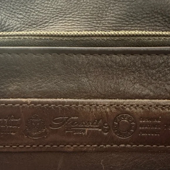 Fossil Vintage 75082 Dark Brown Soft Leather Crossbody Bag - Picture 2 of 15